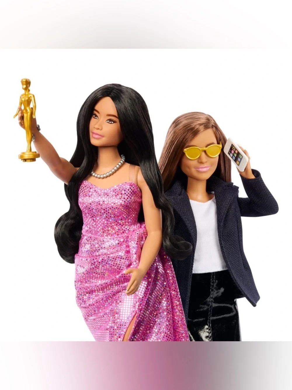 Barbie Careers Women in Film Set of 4 Dolls & Accessories + Rainbow High Doll